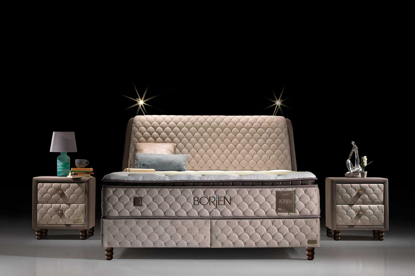 Borjen Glass - Nightstand