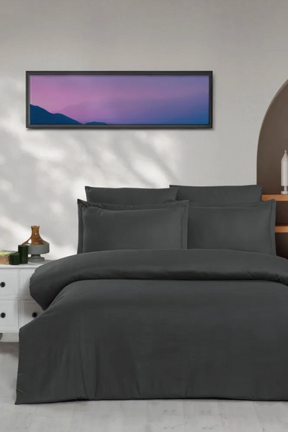 Anthracite - Ely Duvet Cover Set