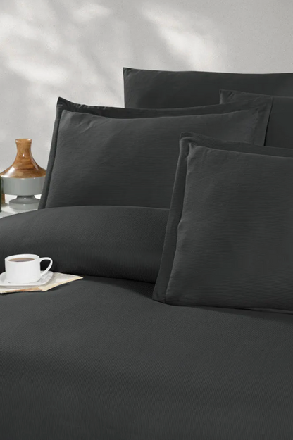 Anthracite - Ely Duvet Cover Set