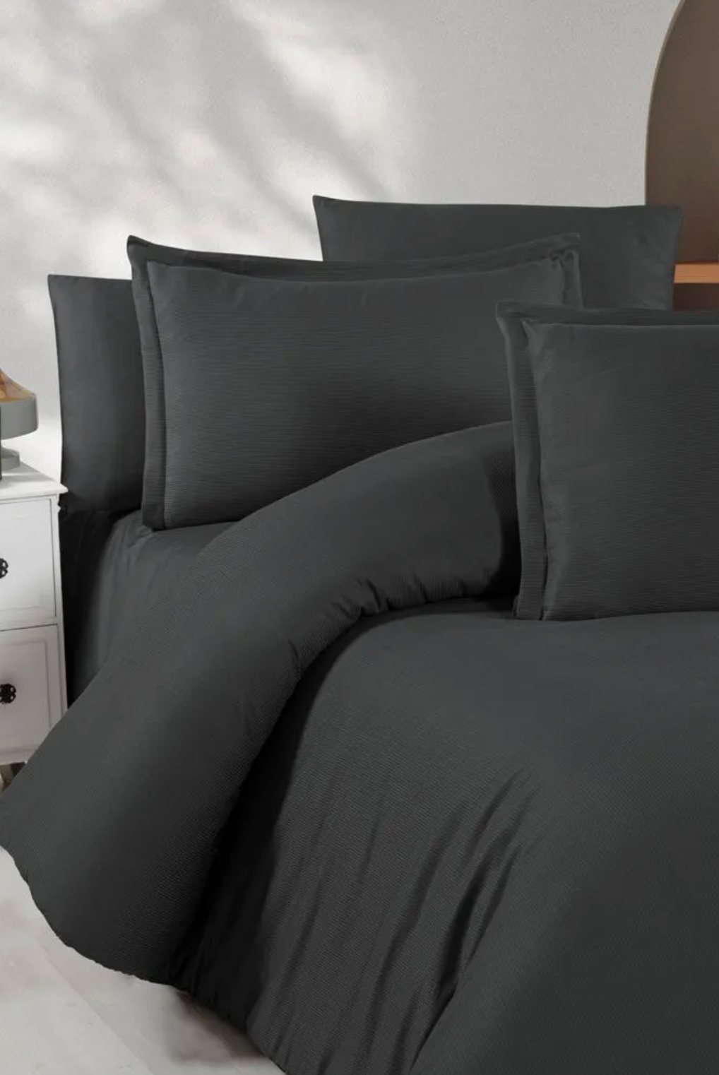 Anthracite - Ely Duvet Cover Set