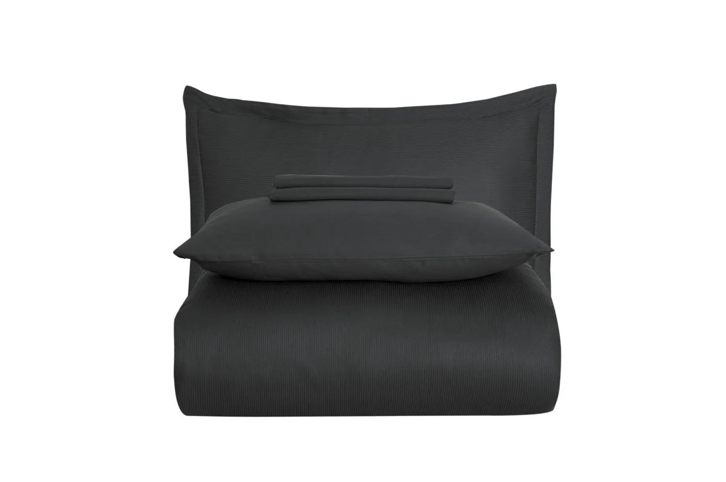 Anthracite - Ely Duvet Cover Set