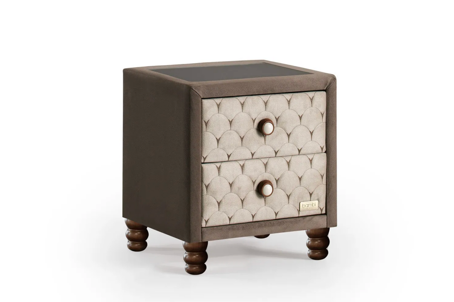 Borjen Glass - Nightstand